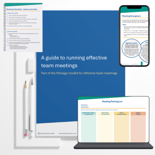 Manager Toolkit For Effective Team Meetings